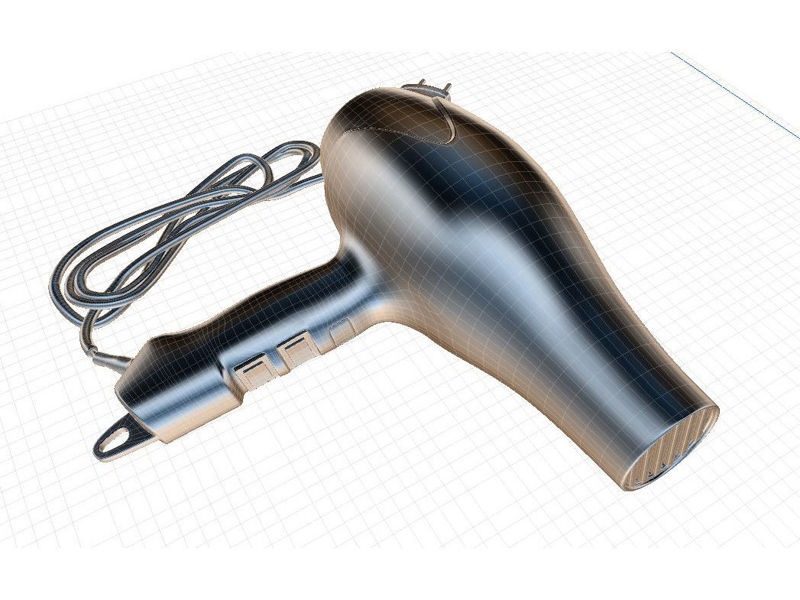 Hairdryer 3d model