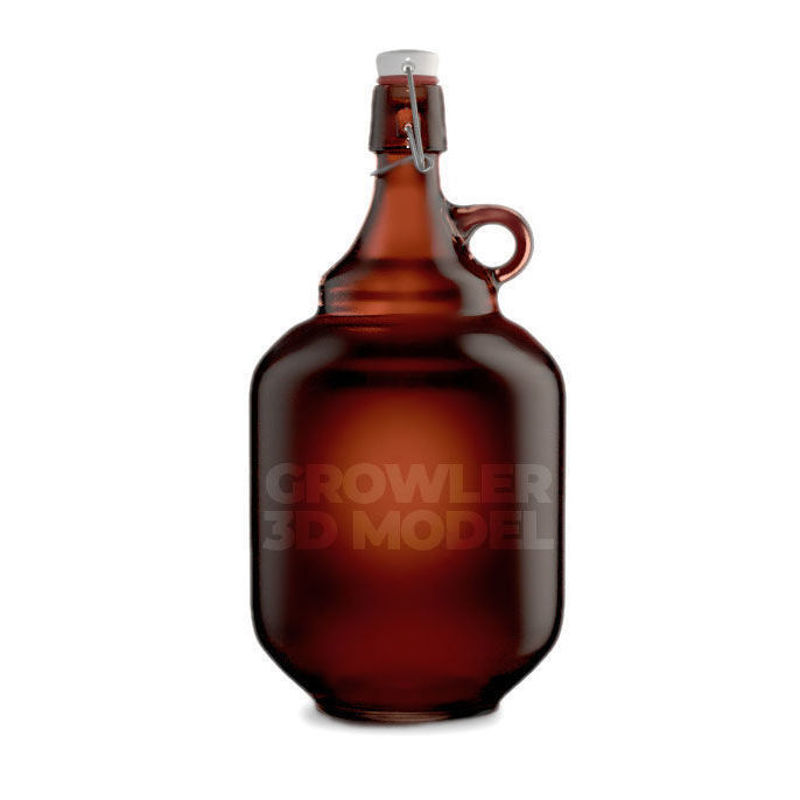 3-liter Growler Beer 3d model