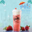 Icy summer drink poster banner