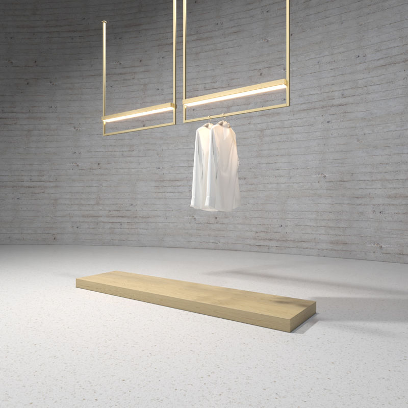 clothes hanger stand 3d model