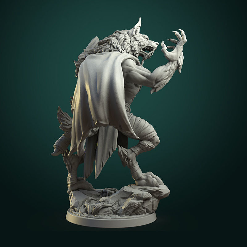 Karrash the Forest Shadow (2 variants) pre-supported 3d print model