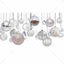 Christmas decorations with hanging diamonds png