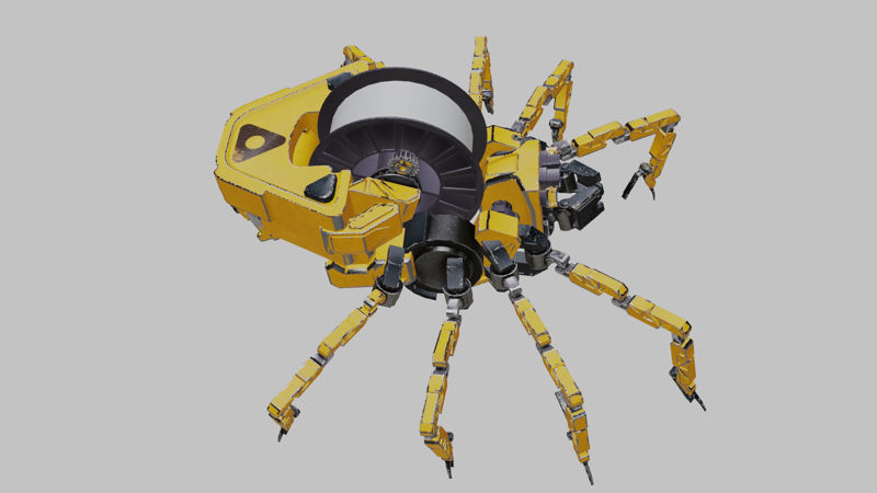 Mechanical spider 3d model