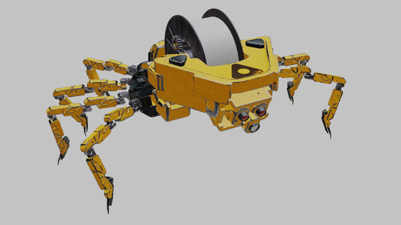 Mechanical spider 3d model