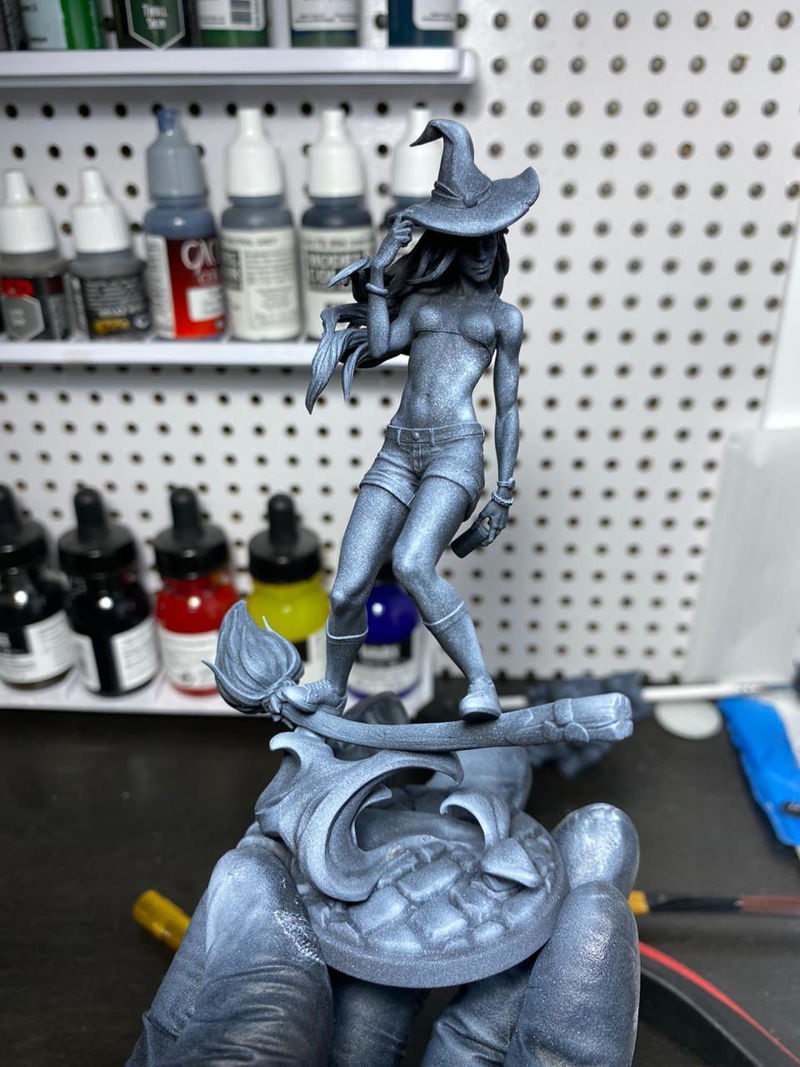 Anita the Young Witch STL printed model