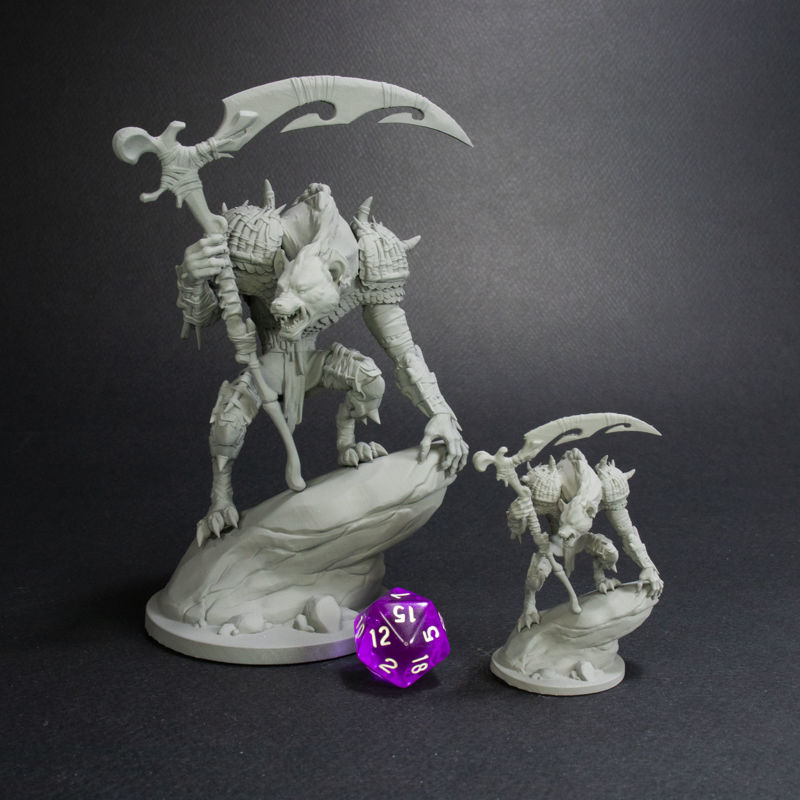 32mm  scale and 75mm scale 3d print model