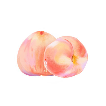 Peach illustration