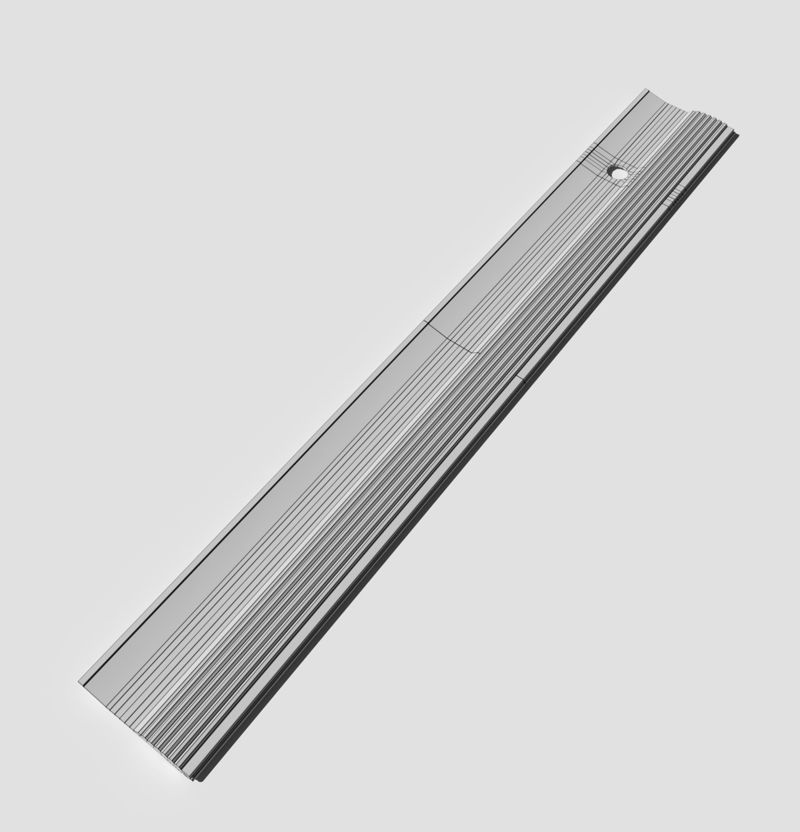 Metal Ruler 3d model