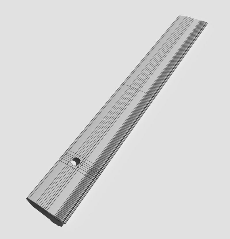 Metal Ruler 3d model