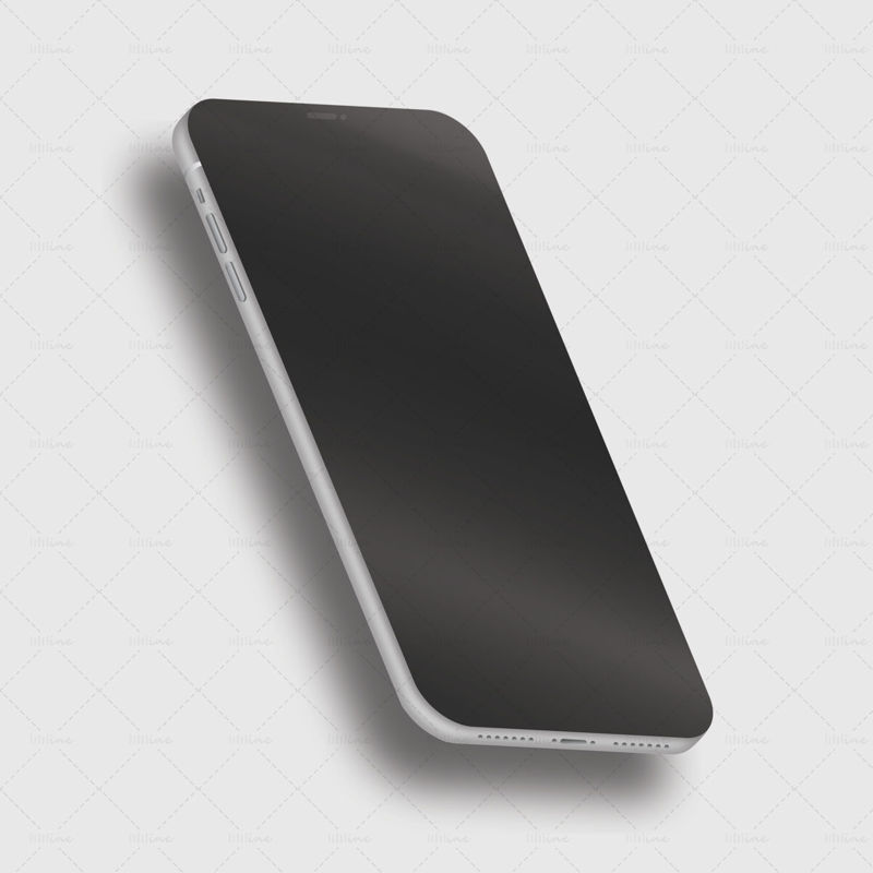 Iphone X mockup phone for screens