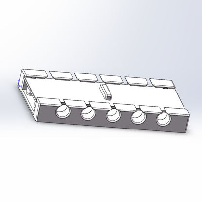 Desktop computer cable organizer industrial design 3d model