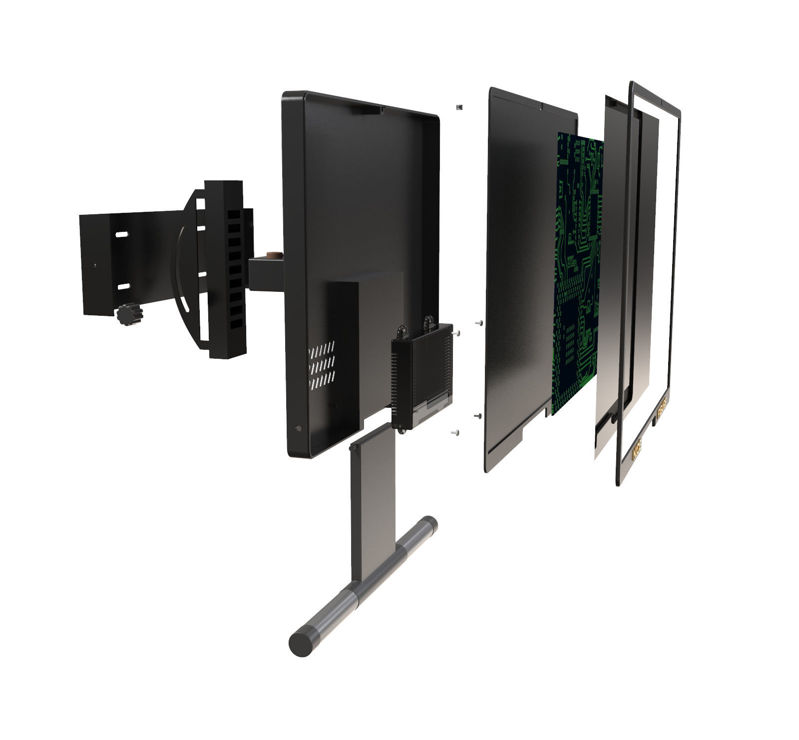 wall-mounted body fat meter 3D industrial design model