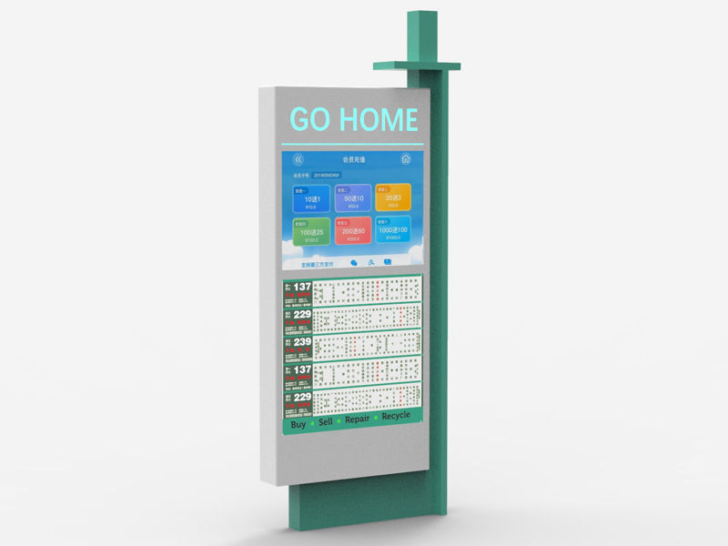 Bus stop sign Rhino model, KeyShot Bundle