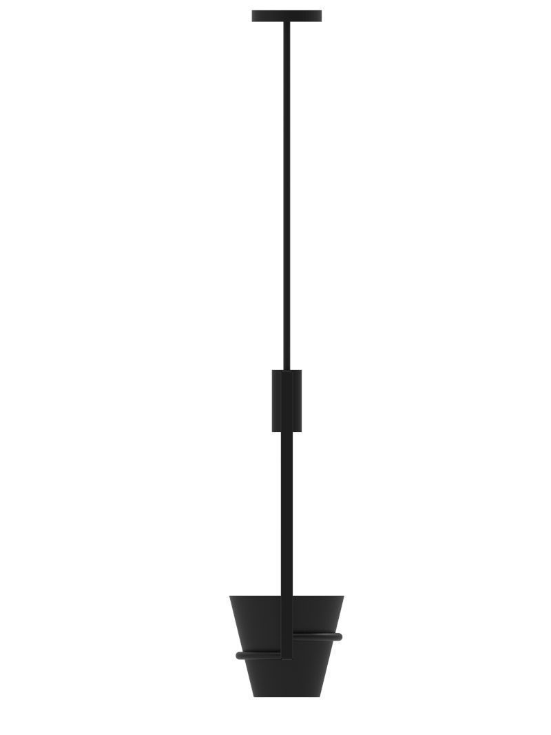 Industrial Design of Chinese Garden Flower Pot Hanging Lamp