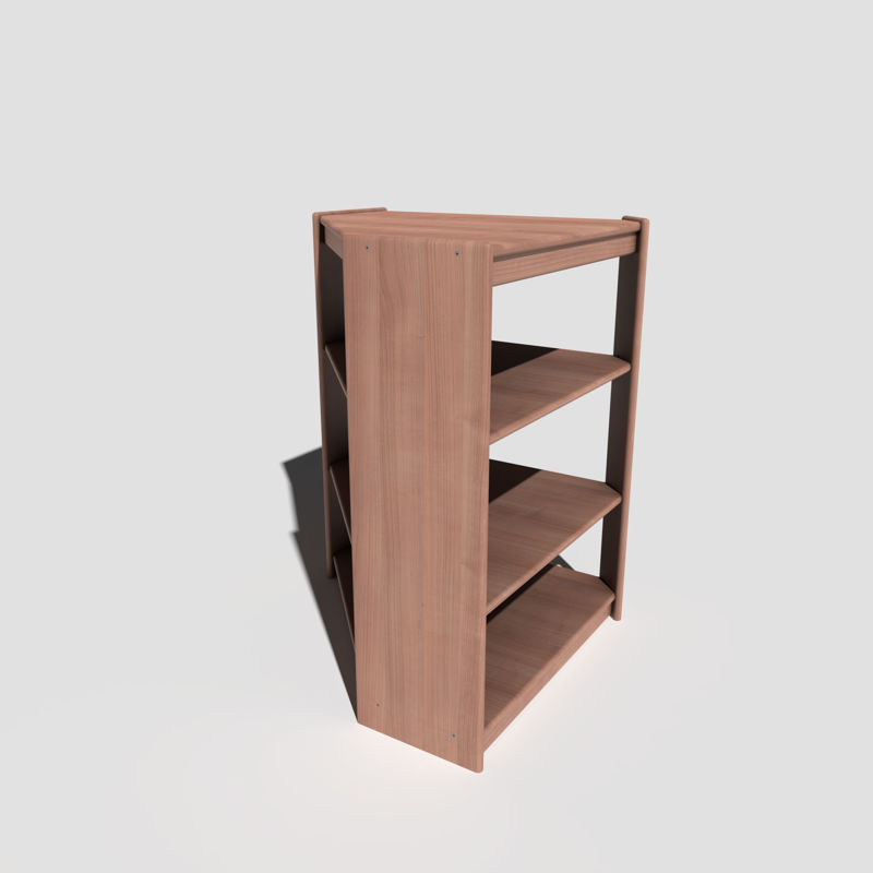 Bookcase Corner 3D Model