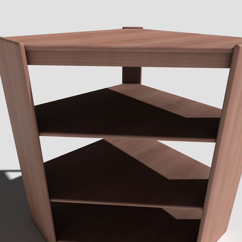 Bookcase Corner 3D Model