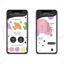 4 screens UI Smoothie entrepreneur app