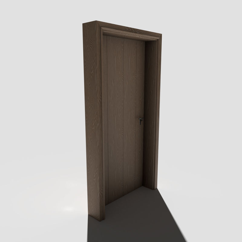 Old Wooden Door 3d model