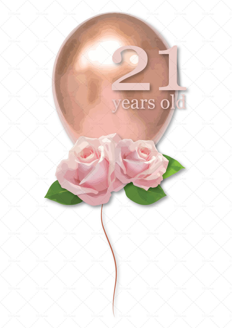 Pretty balloons for birthdays png