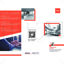 Company profile leaftlet trifold template