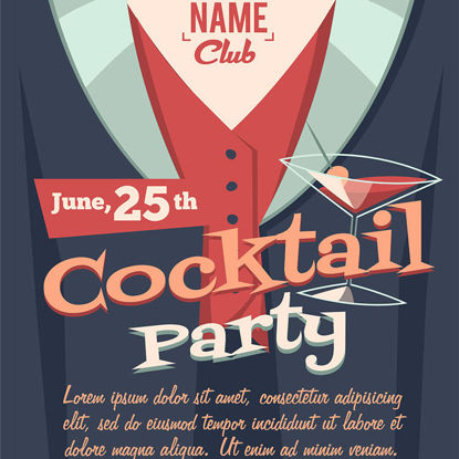 Party Poster vector