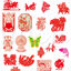 Chinese traditional paper cut vector