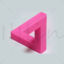 Triangle paradox 3d printing model