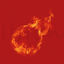 Fire Circle with Tail transparent png