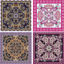 6 Carpet Graphic Pattern Chinese Style AI Vector