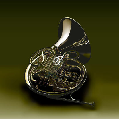 Musical Instrument Horn Graphic AI Vector