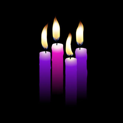 Photorealistic Candles Lights Graphic AI Vector