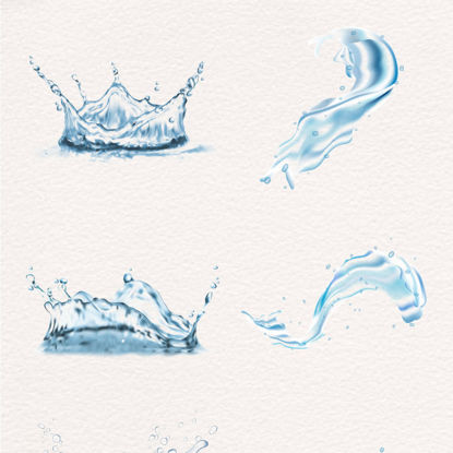 Splash Water AI vector