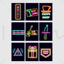 Bar Club Neon Light Graphic AI Vector