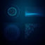 Scientific Dot Line Graphic Background 1 AI Vector