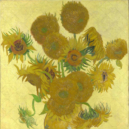 Oil Painting: Sunflowers (1888) by Vincent van Gogh