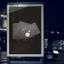 PANNEAU BUS photorealistic poster mockup night