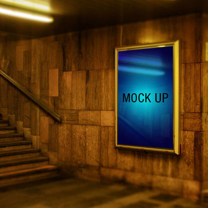 photorealistic poster mock up 14