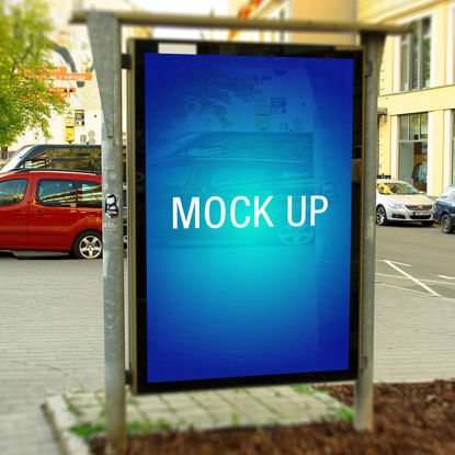 photorealistic poster mock up