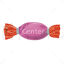 Twist pack wrapper candy mockup