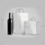 red wine paper bag mockup