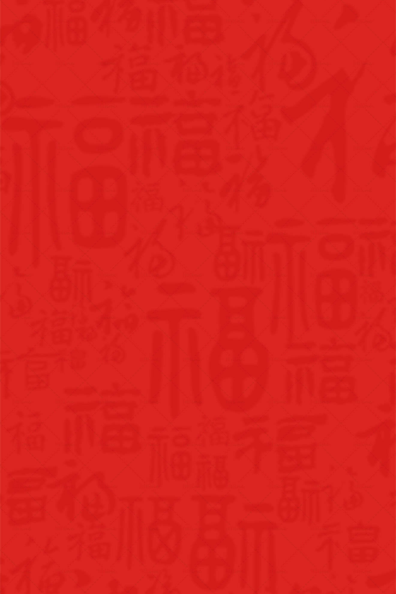 Red Chinese Lucy Symbol Poster Background