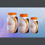 Vitamin medicine bottle Mockup