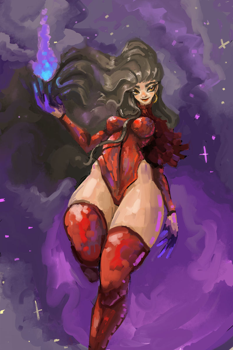 Crimson Witch illustration