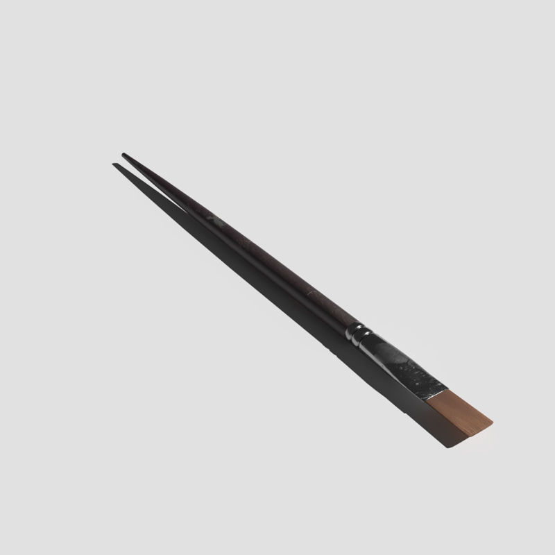 Paintbrush Medium Flat 3d model