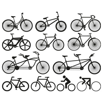 Bicycles Silhouettes AI