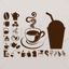 Flat Hot Coffee AI Vector
