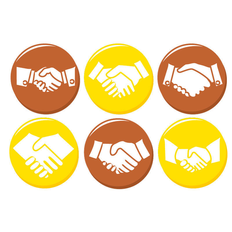 Shake Hands Icons AI Vector
