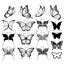 Butterflies AI Vector