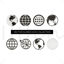 Flat Earth Icons AI vector