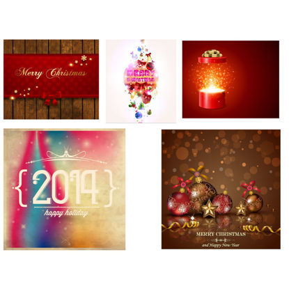Christmas Newyear Holiday Graphic Elements AI Vector